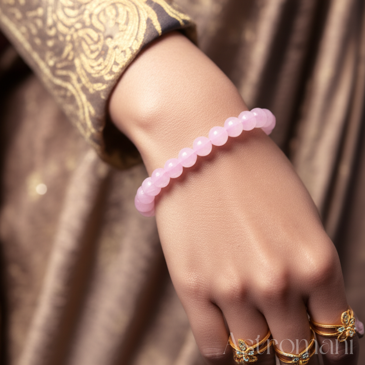 Rose Quartz Bracelet Premium