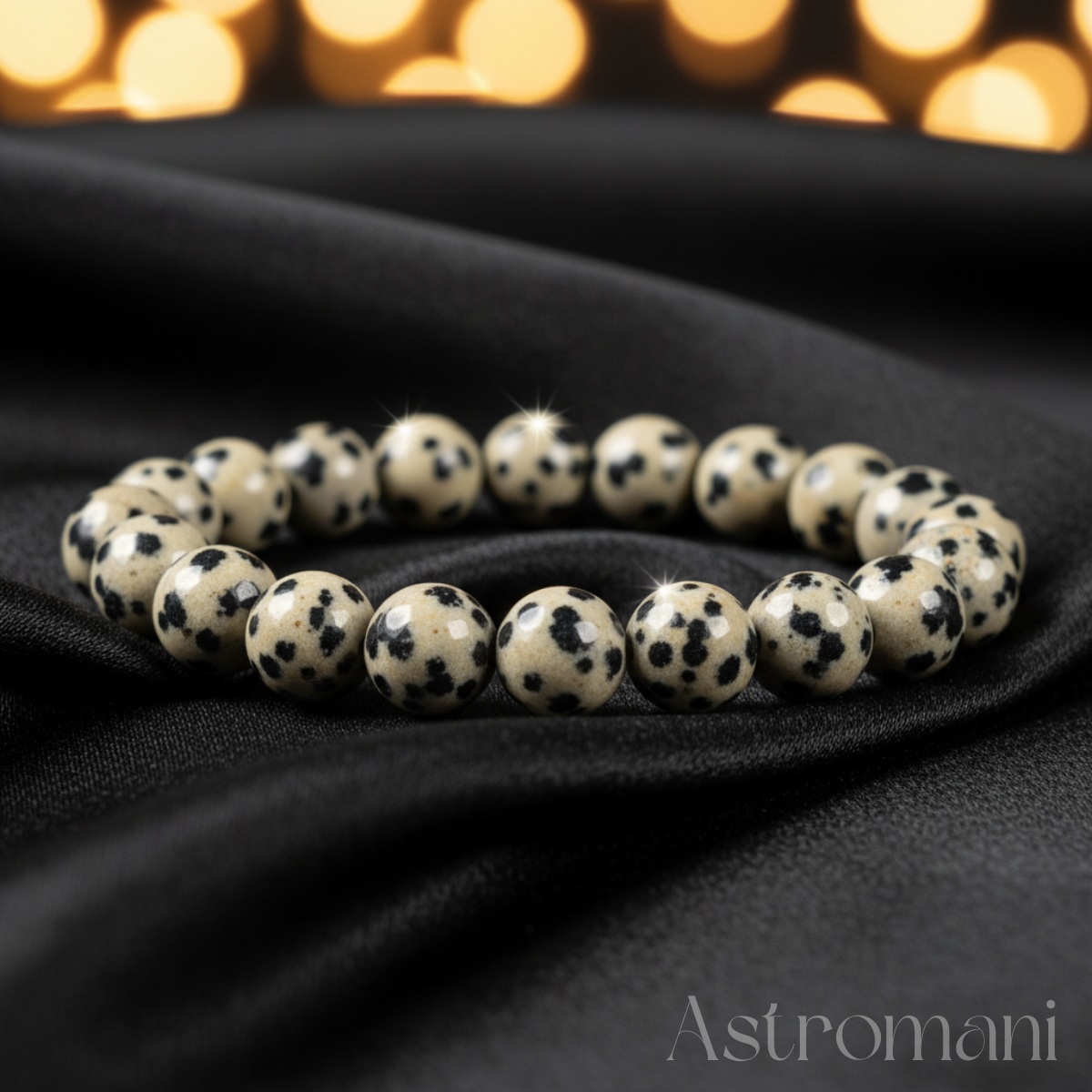 Dalmatian Jasper Bracelet Premium