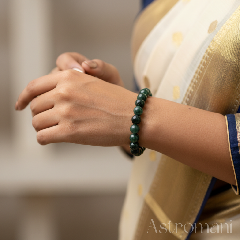Moss Agate Bracelet Premium