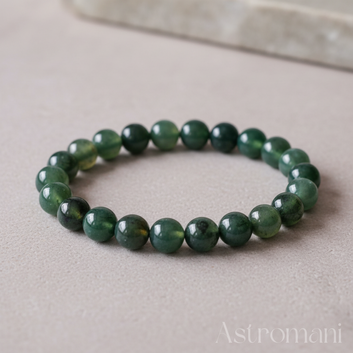 Moss Agate Bracelet Premium