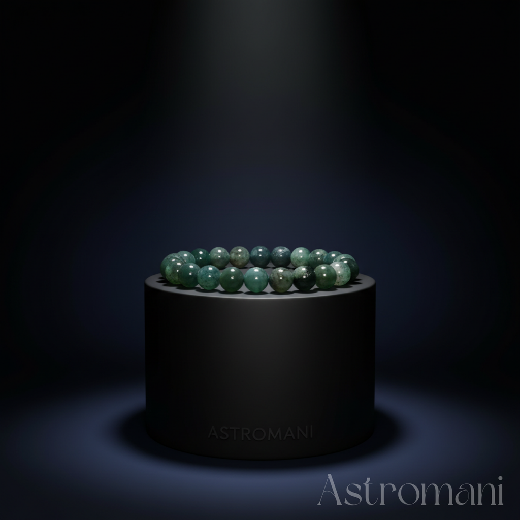Moss Agate Bracelet Premium